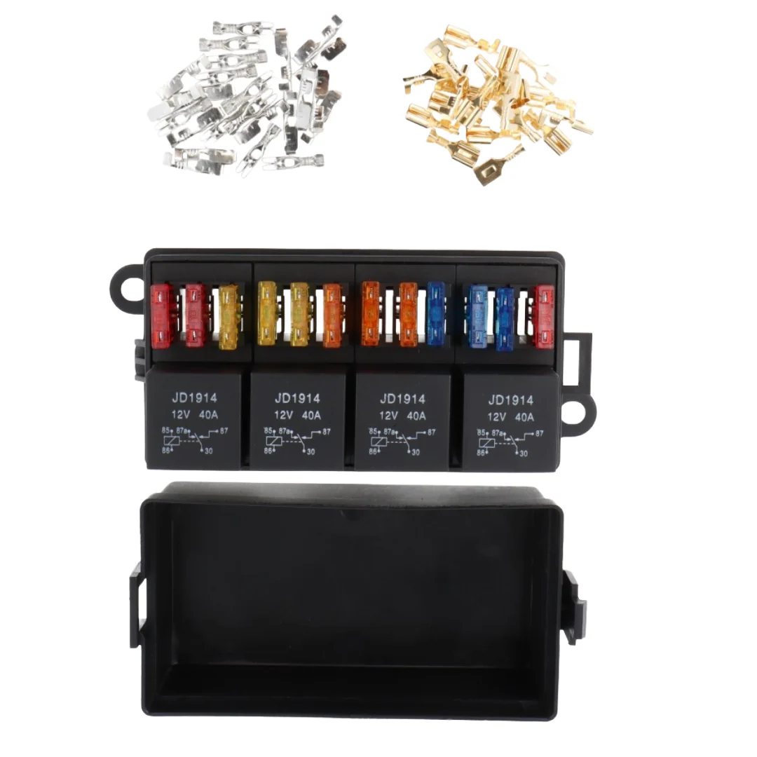 12 Way Fuse Box With 4 Relays - Image 3