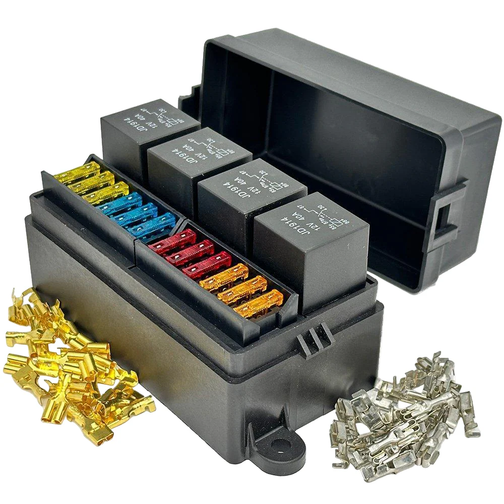 12 Way Fuse Box With 4 Relays - Image 6