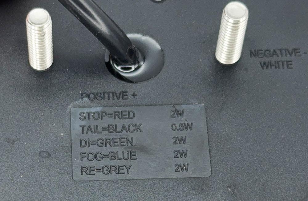 122mm LED Rear Fog and Reverse with reflector - Image 3
