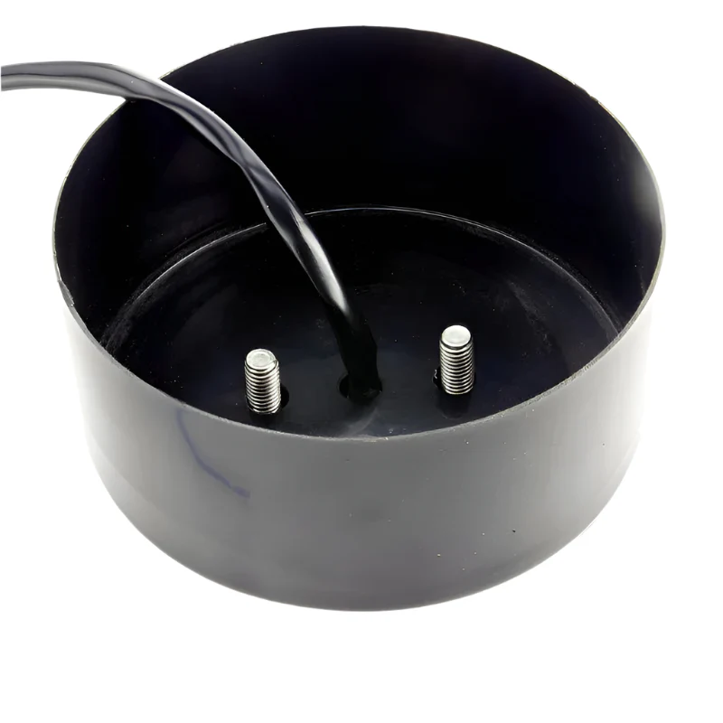 125mm Round Lamp Housing Black - Image 3
