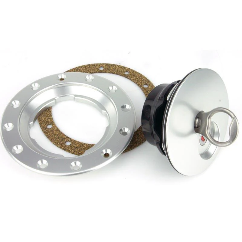 139mm Tank Mounting Locking Aero Fuel Cap Assembly Satin - Image 3