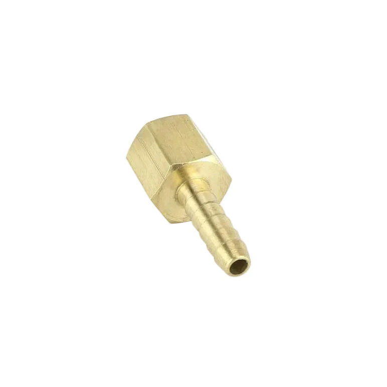 Brass 1/4" BSP Female Union To 6mm Hose Tail - Image 4