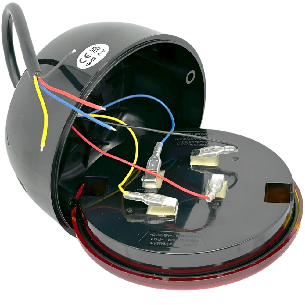 140mm LED Hamburger Stop Tail And Indicator Pair - Image 3