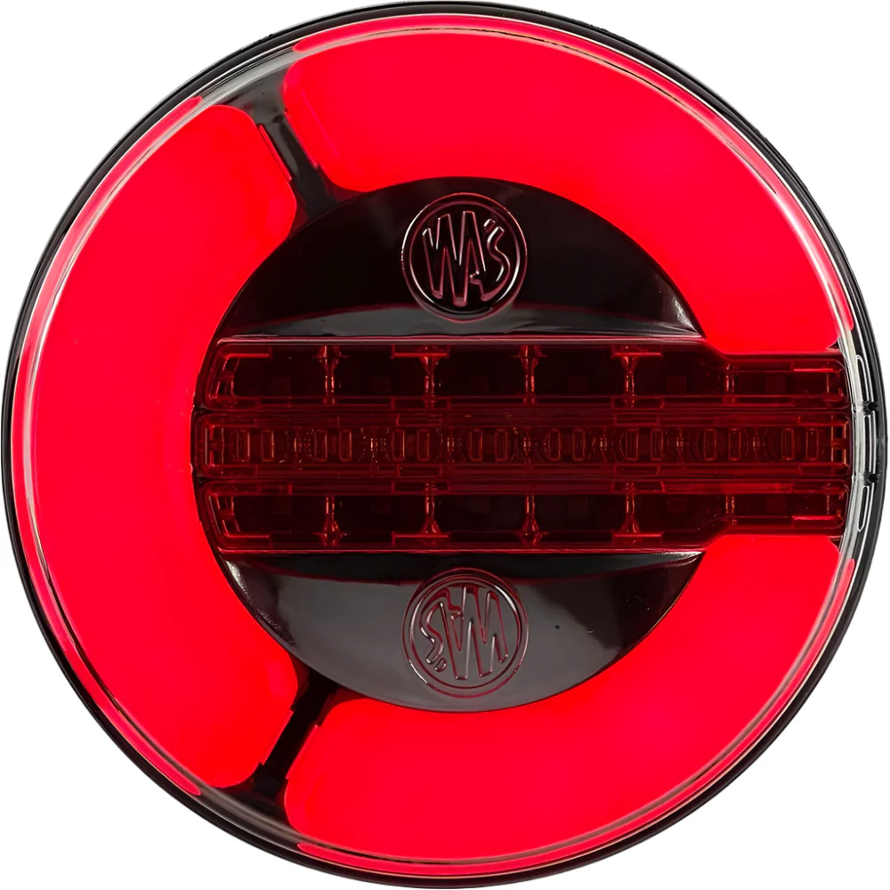 140mm LED Round Stop Tail and Sequencing Indicator Lamps Pair - Image 4