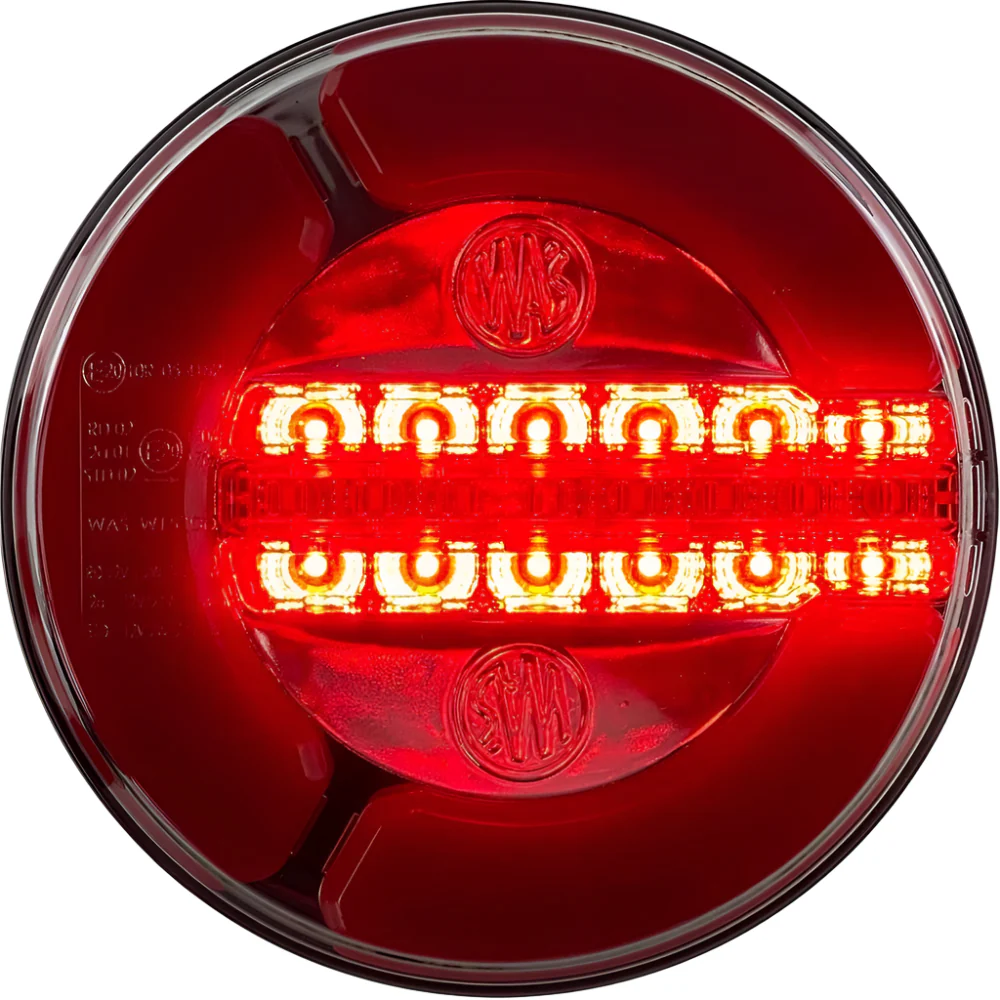 140mm LED Round Stop Tail and Sequencing Indicator Lamps Pair - Image 5