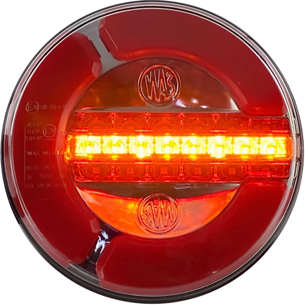 140mm LED Round Stop Tail and Sequencing Indicator Lamps Pair - Image 6