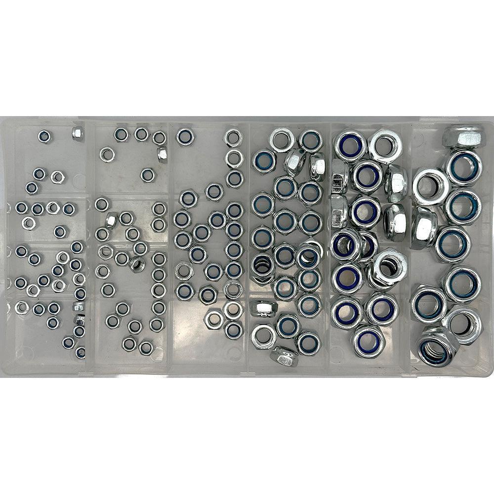 146 Piece Nyloc Nut Pack