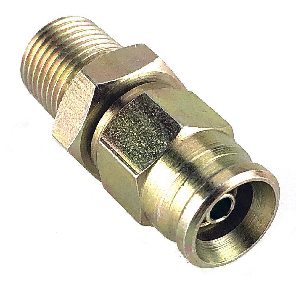 1/8" NPT Male to #3 PTFE Braided Brake Hose - Image 3
