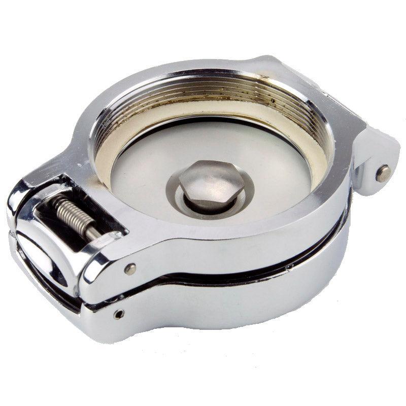 2 1/2" 16tpi Modern Classic Fuel Cap Chromed Brass - Image 2