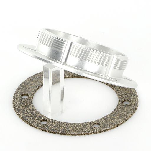 2 3/4" 16TPI Anodised Aluminium Mounting Flange - Image 2