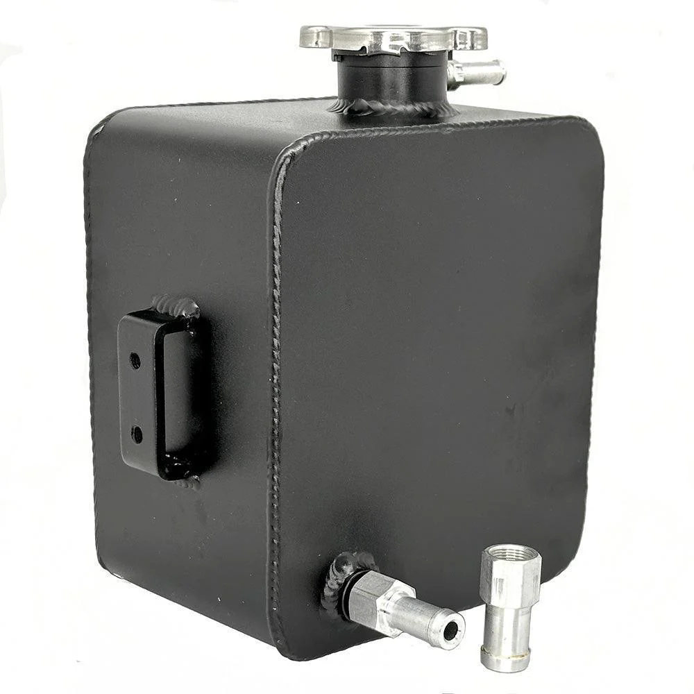 2 Litre Black Aluminium Header / Expansion / Overflow Tank - Image 2