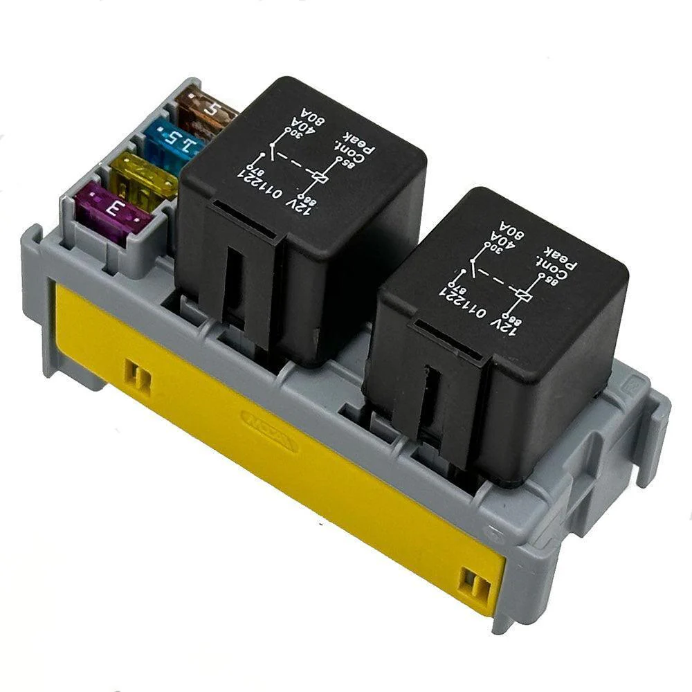2 Standard Relay, 4 Mini Fuse, Side Lock Module - Image 2