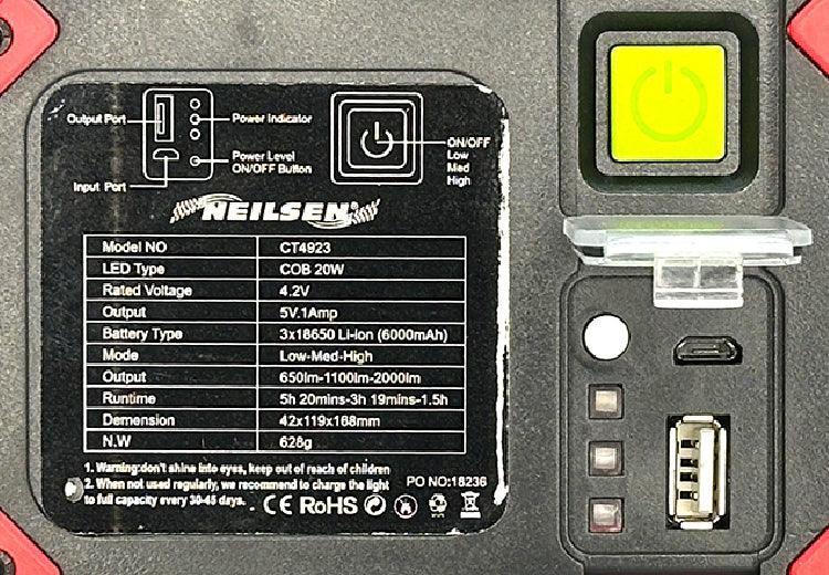 20 Watt Work Light / Power Bank - Image 3