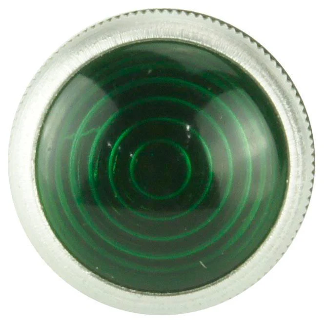 21mm Diameter Warning Light Green Aluminium Bezel - Image 4