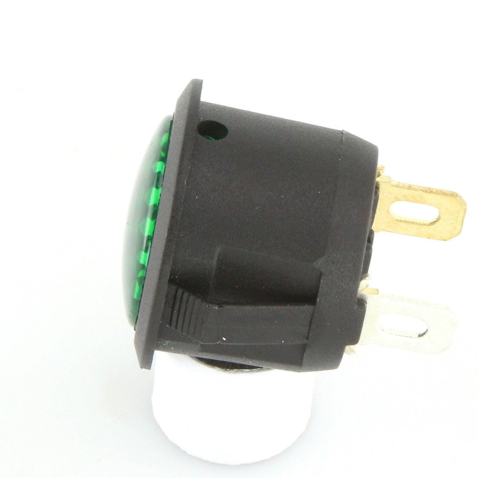 23mm Dia. GREEN LED Warning Light - Image 2