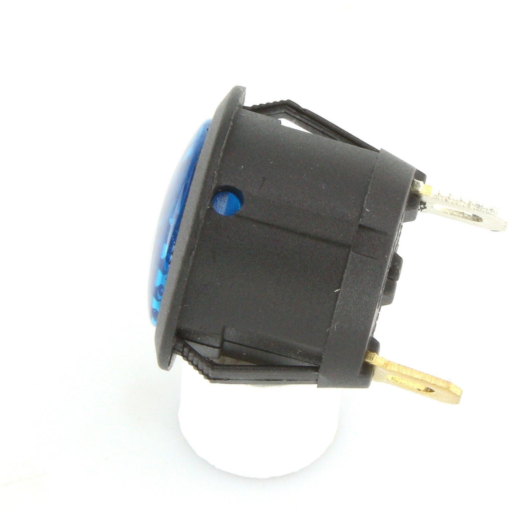 23mm Dia. MAIN BEAM BLUE LED Warning Light - Image 3
