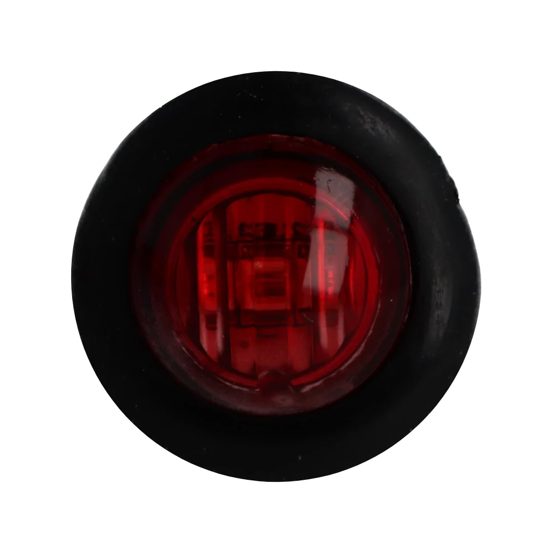 28mm LED Red Lens Red Light Pair - Image 3