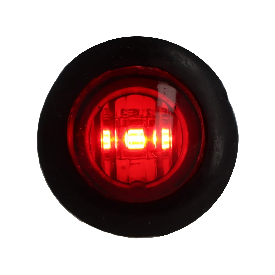 28mm LED Red Lens Red Light Pair - Image 4
