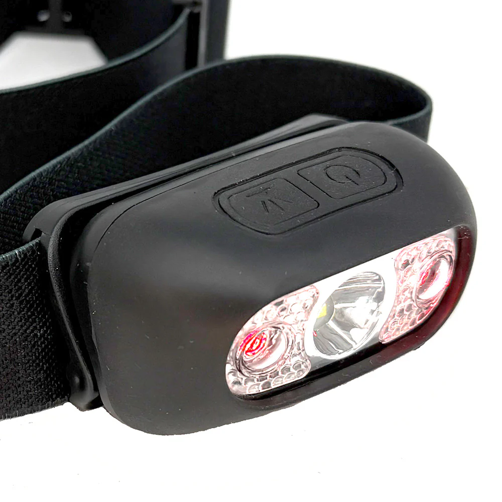 3 Watt LED White/Red Rechargeable Headband Lamp - Image 3