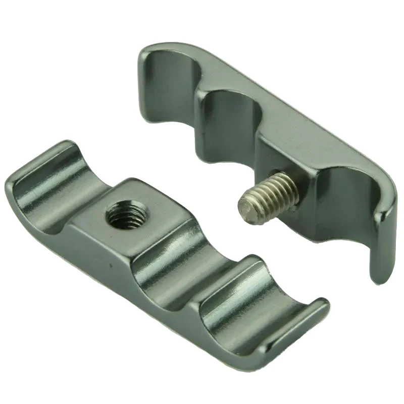3 Way 8mm Cable or Hose Separator Gunmetal - Image 2