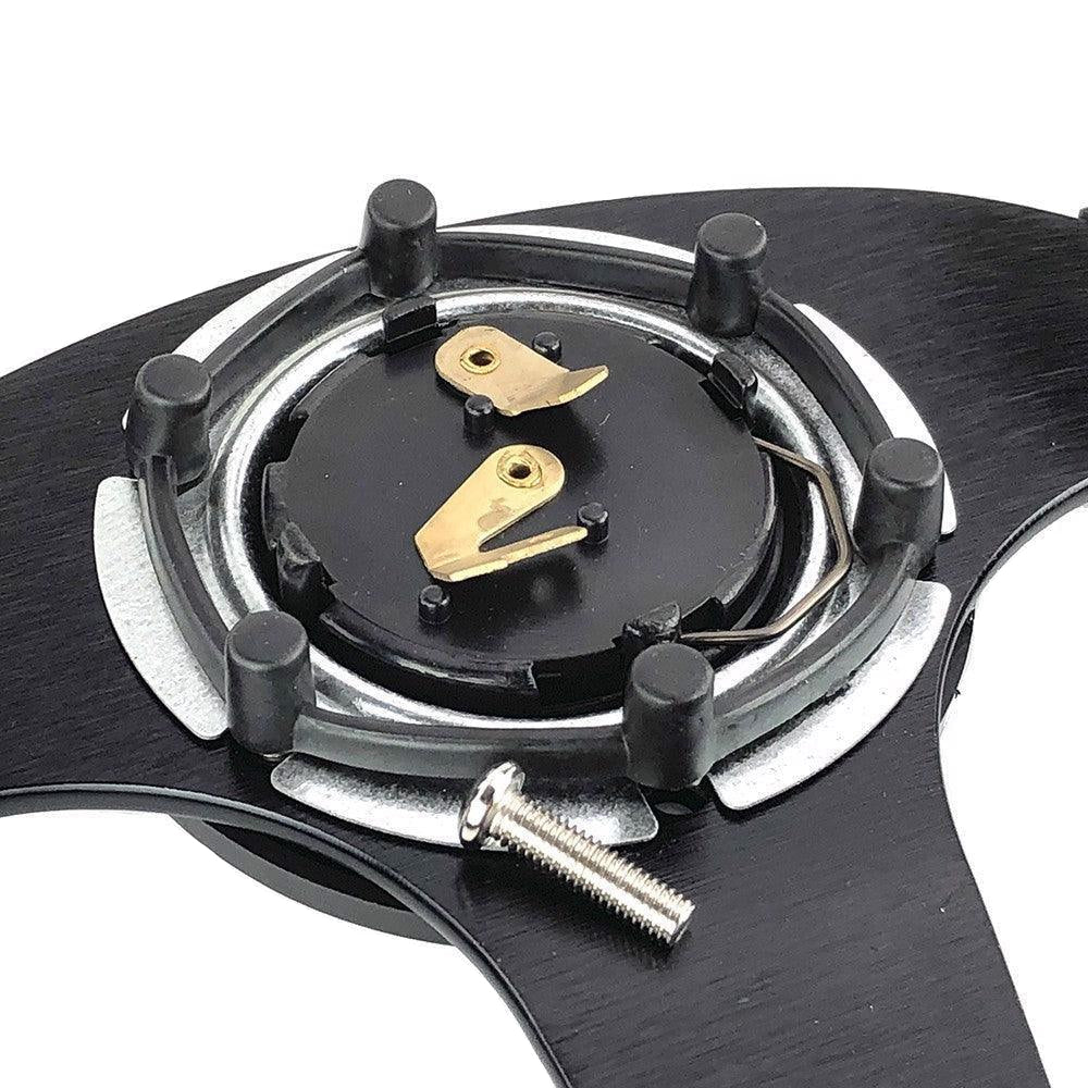 300mm Steering Wheel Black Spokes - Image 3