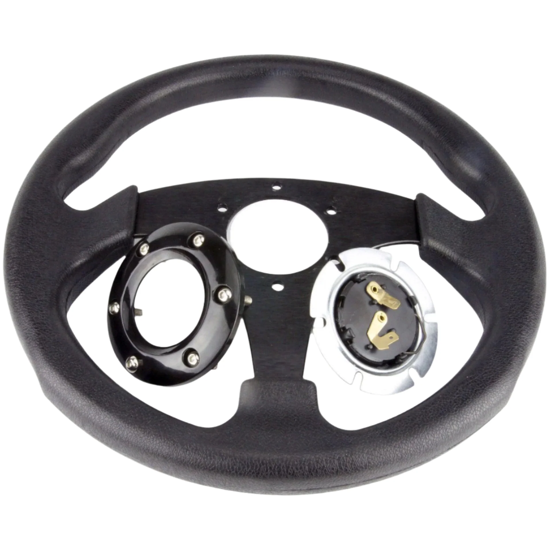 300mm Steering Wheel Black Spokes - Image 4