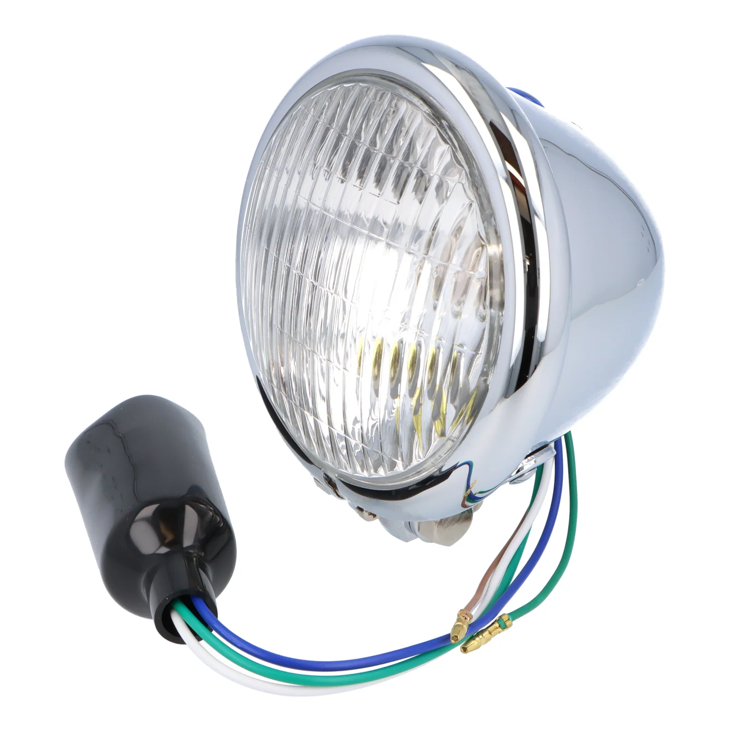 4 1/2" Chrome Headlamp - Image 3