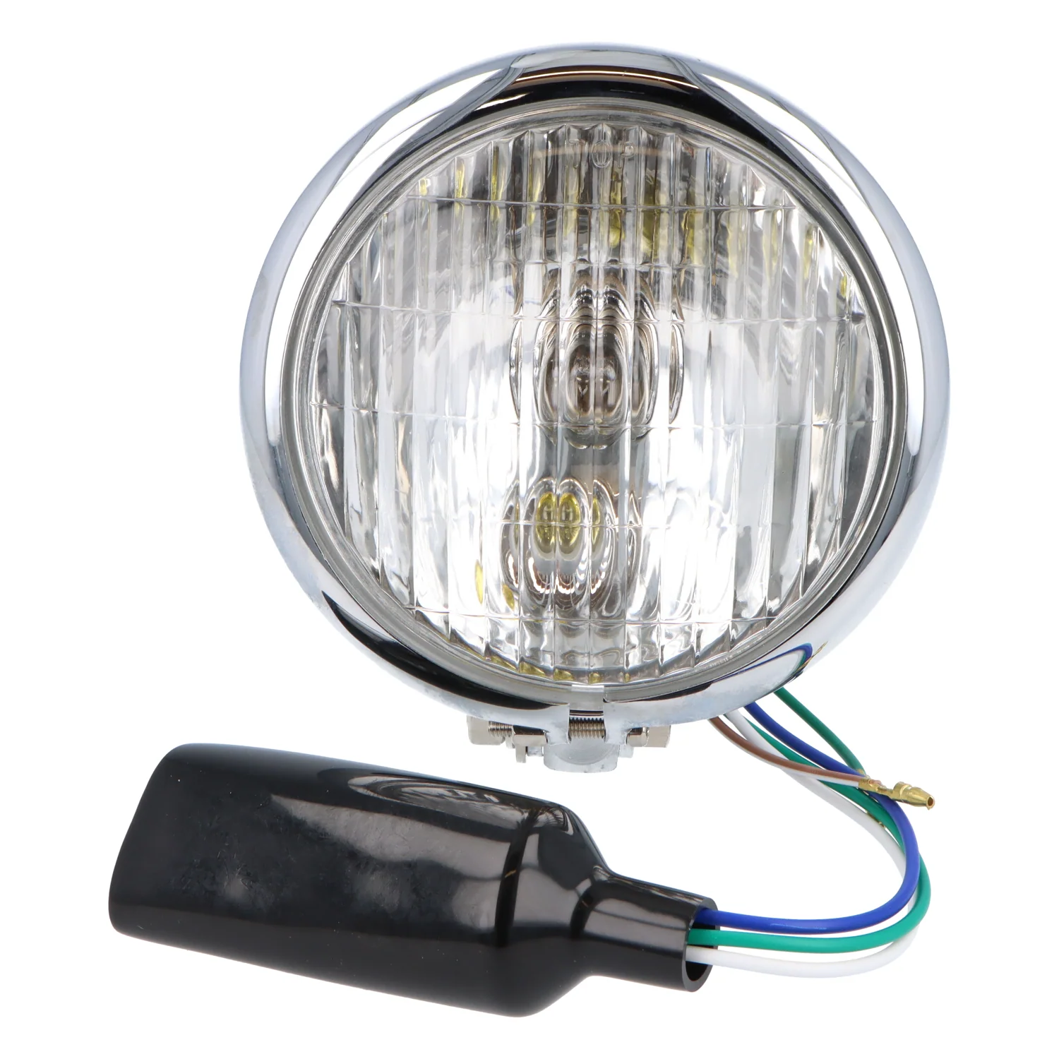 4 1/2" Chrome Headlamp - Image 5