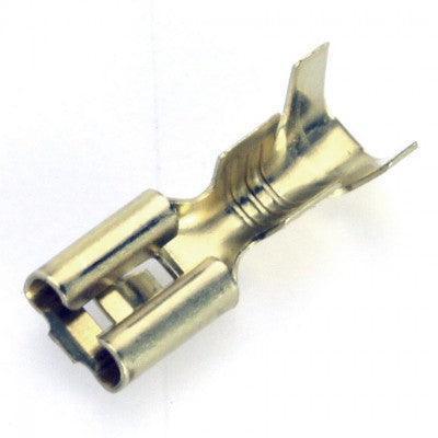 4.8mm Female Spade Terminals Pack of 10 - Image 2