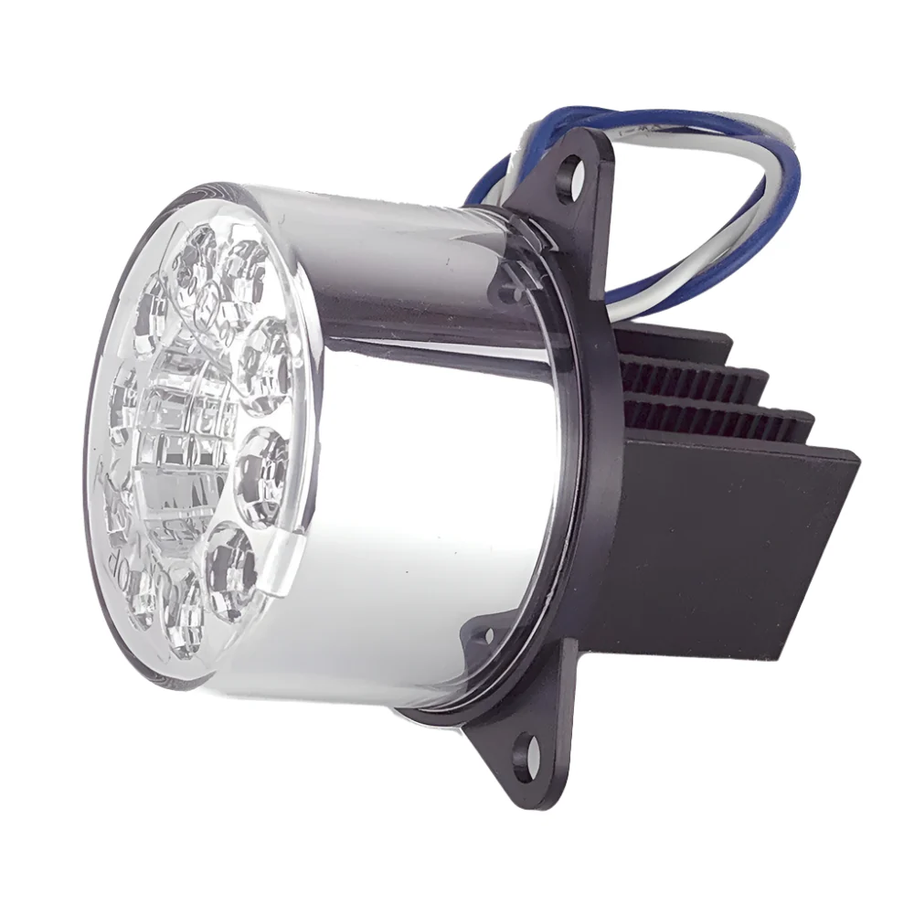 55mm LED Fog Light With Clear Lens - Image 2