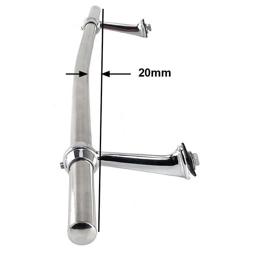 615mm Curved Badge Bar With Two Mounts - Image 3