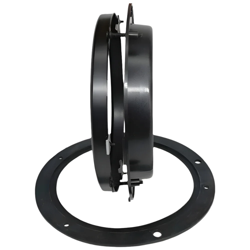 7" All Black Half Bowl Headlamp Nest - Image 3