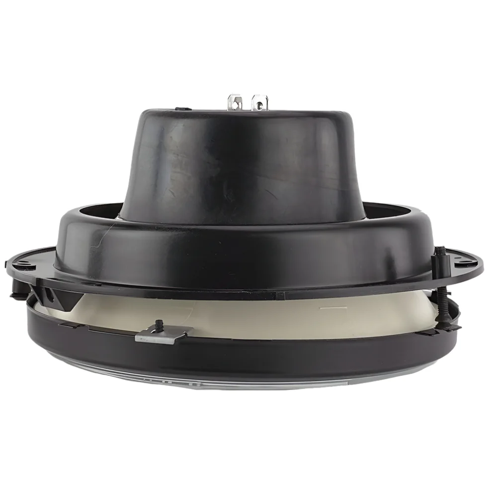 7" Half Bowl Black Rim Headlamp Unit - Image 4