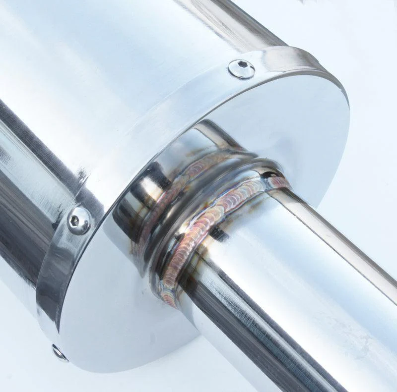 7" Stainless Steel Cylindrical Exhaust Silencer - Image 8