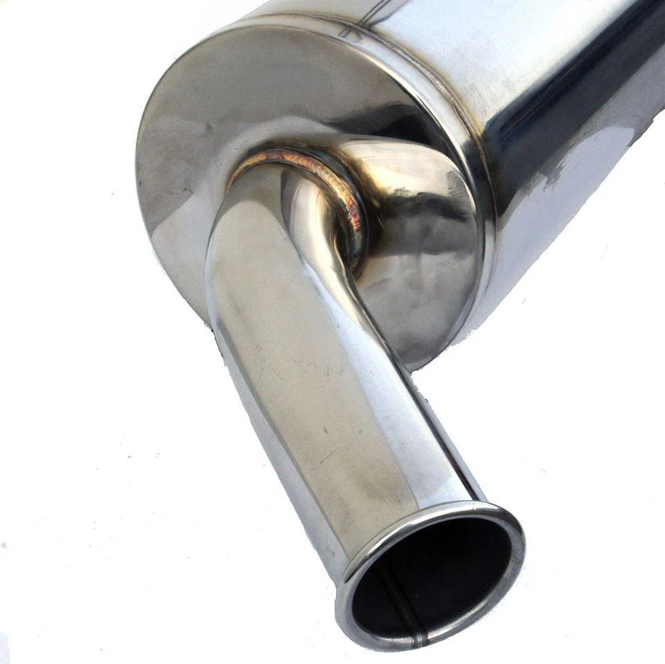 7" Stainless Steel Cylindrical Exhaust Silencer - Image 9