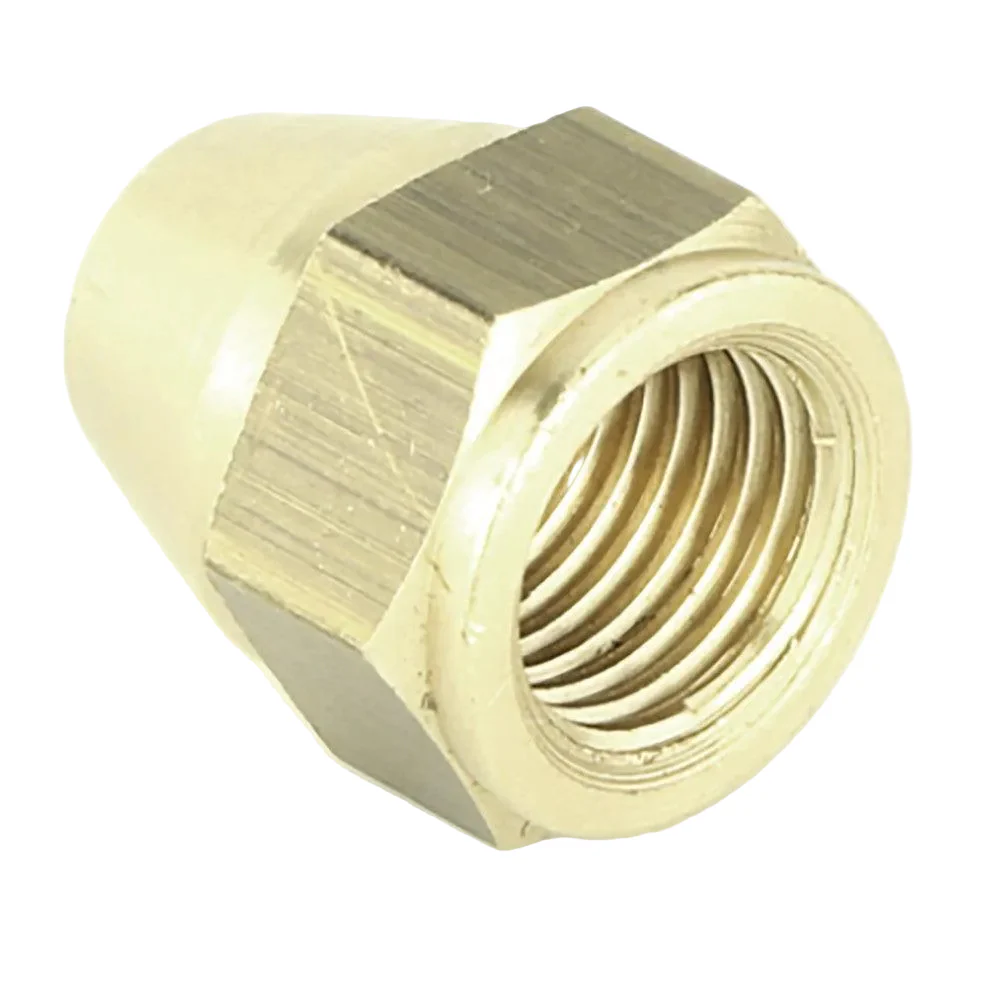 7/16" UNF Brass Tube Nut Female For 3/16" Tube - Image 2