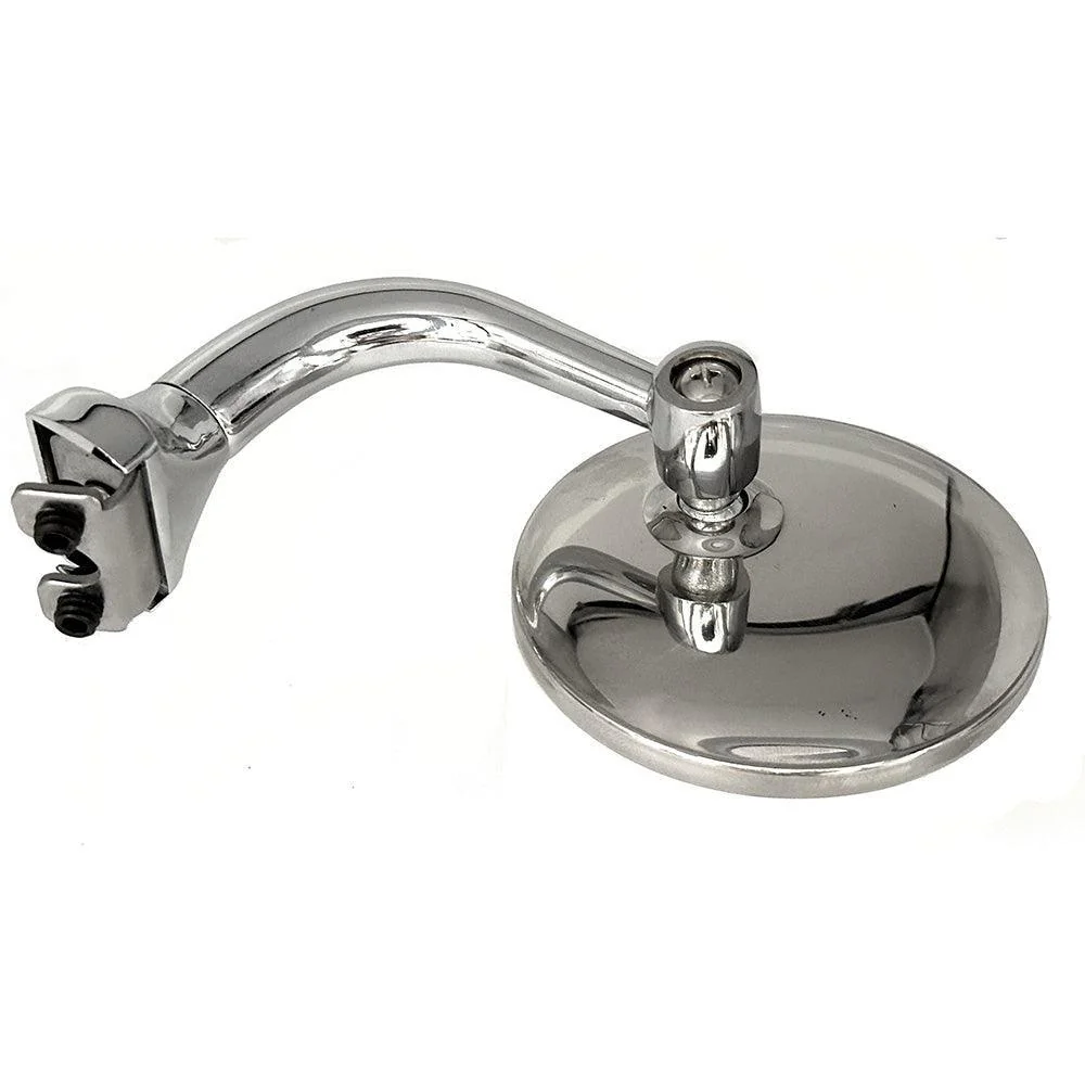 75mm Round Clip-On Overtaking Mirror With 90° Mount - Image 2