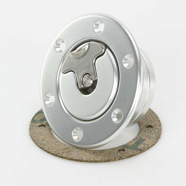 79mm Non-Locking Aero Fuel Cap Assembly Satin - Image 4