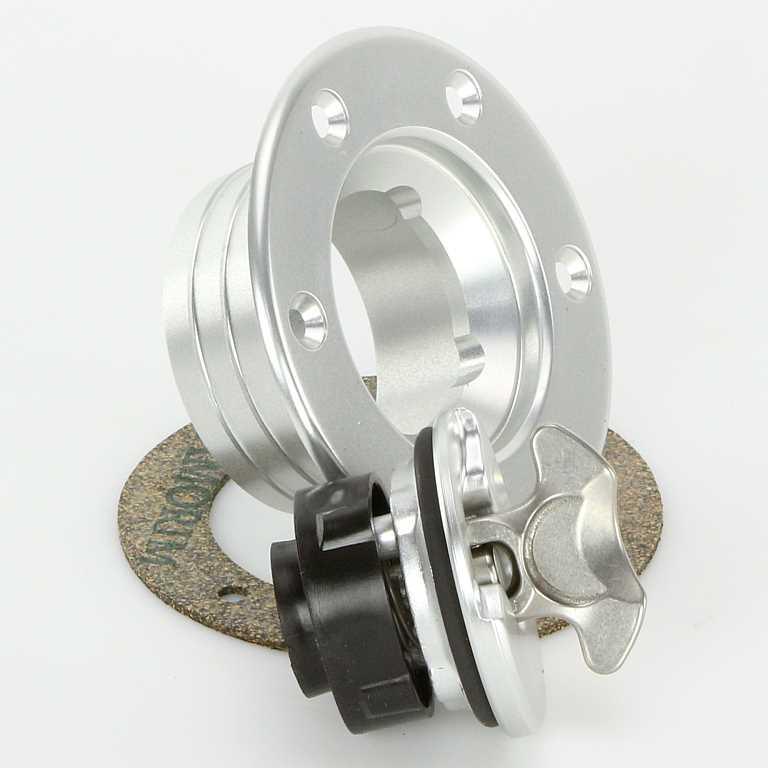 79mm Non-Locking Aero Fuel Cap Assembly Satin - Image 6