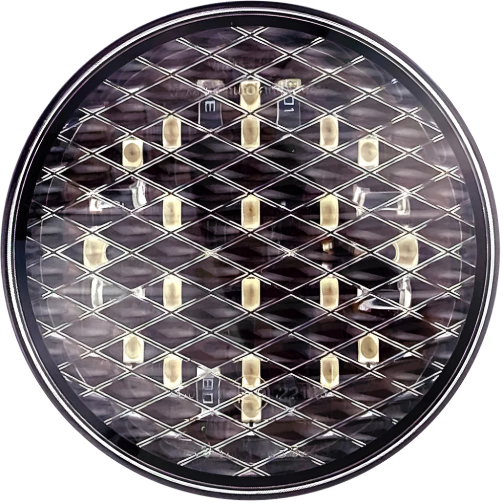 80mm Round Self Adhesive Clear Lens Rear Fog