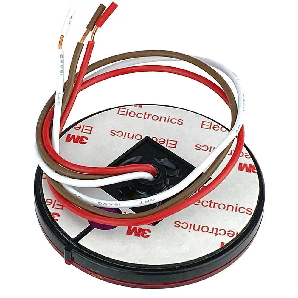 80mm Round Self Adhesive Red Lens Stop Tail - Image 3