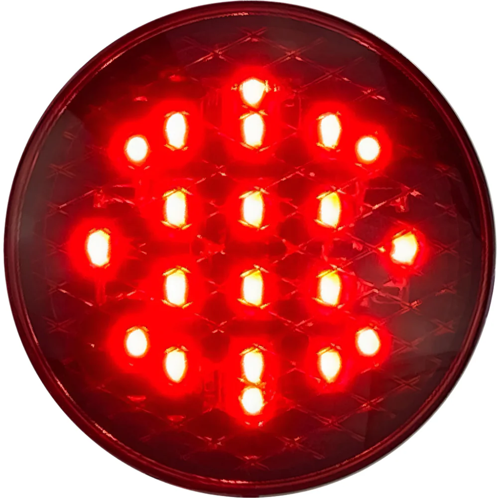 80mm Round Self Adhesive Red Lens Rear Fog - Image 4