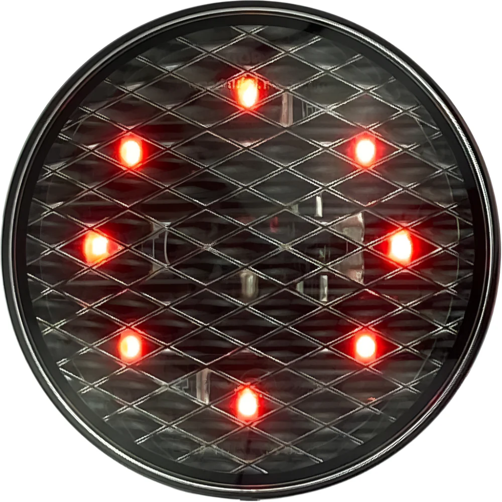80mm Round Self Adhesive Clear Lens Stop Tail - Image 4