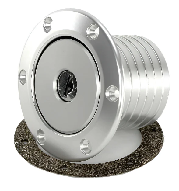 82mm Locking Fuel Cap Assembly Satin ***Vented*** - Image 2