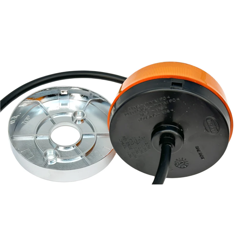 83mm Chrome Bezel LED Lamps Lucas Replacement - Choose Function - Image 2