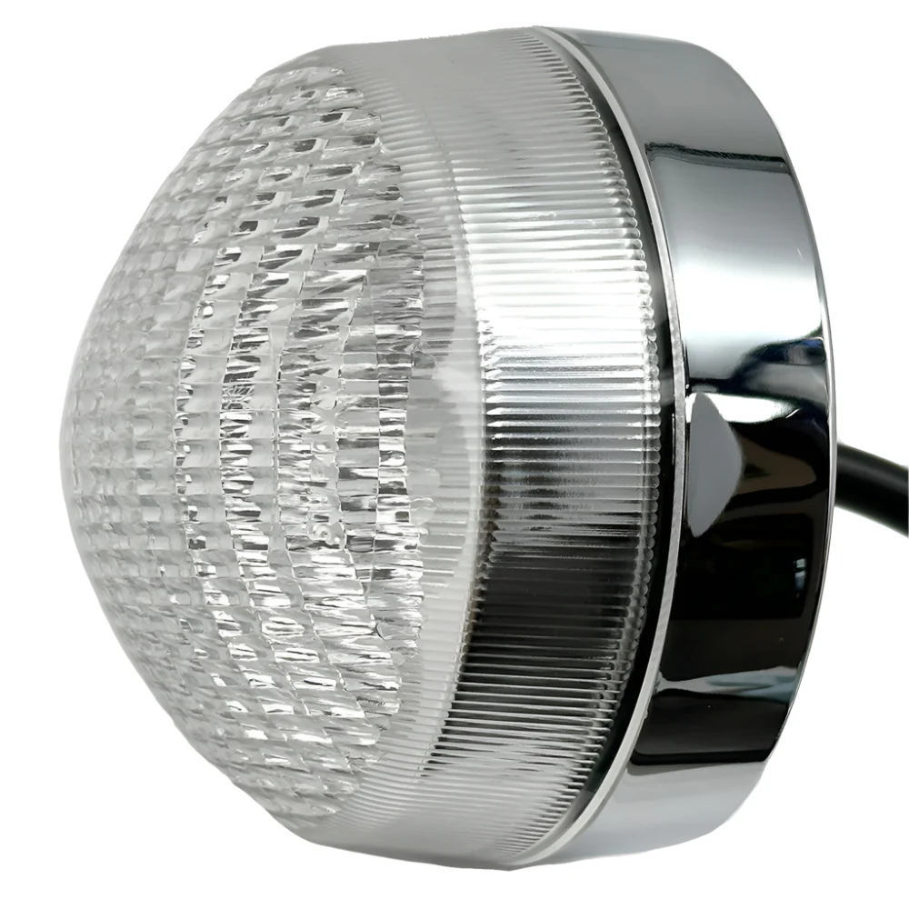 83mm Chrome Bezel LED Lamps Lucas Replacement - Choose Function - Image 6