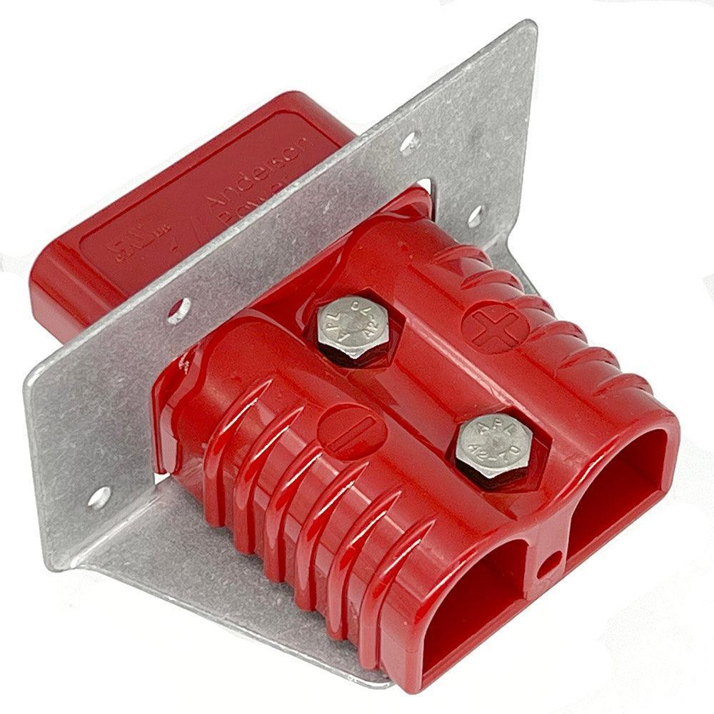 90 Degree Panel Mounting Plate for 175 Amp Anderson Plug - Image 2