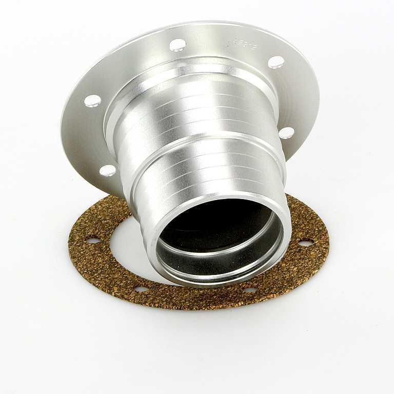 94mm  Aero Fuel Filler Cap Satin Aluminium - Image 2