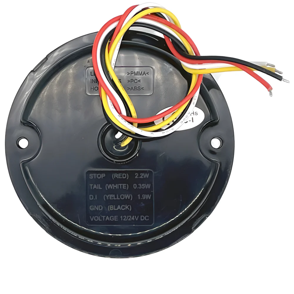 95mm Clear LED Stop Tail Indicator Lamps - Image 3