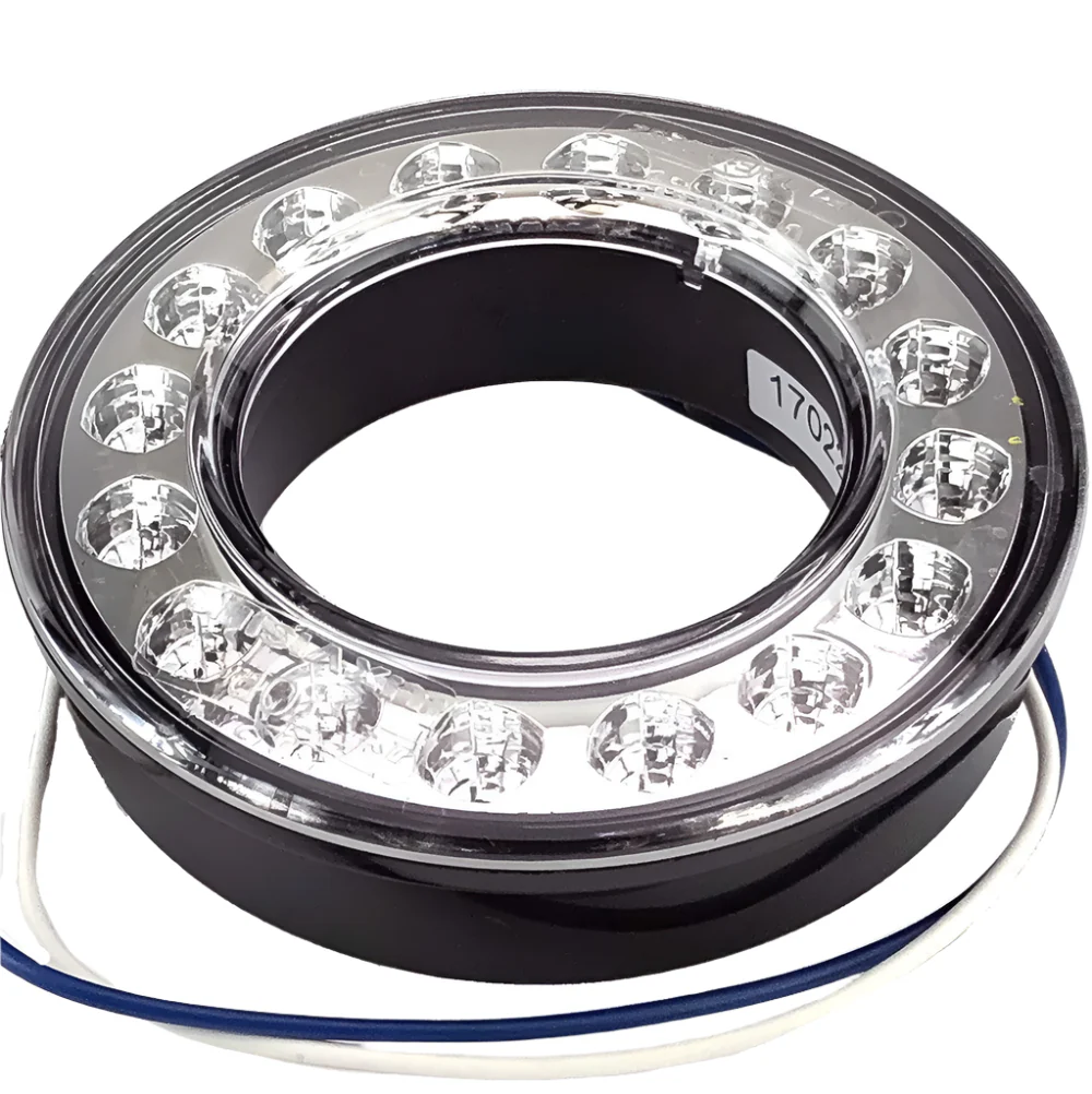 95mm LED Dual Concentric Lamp Outer Ring Rear Clear Lens Rear Fog
